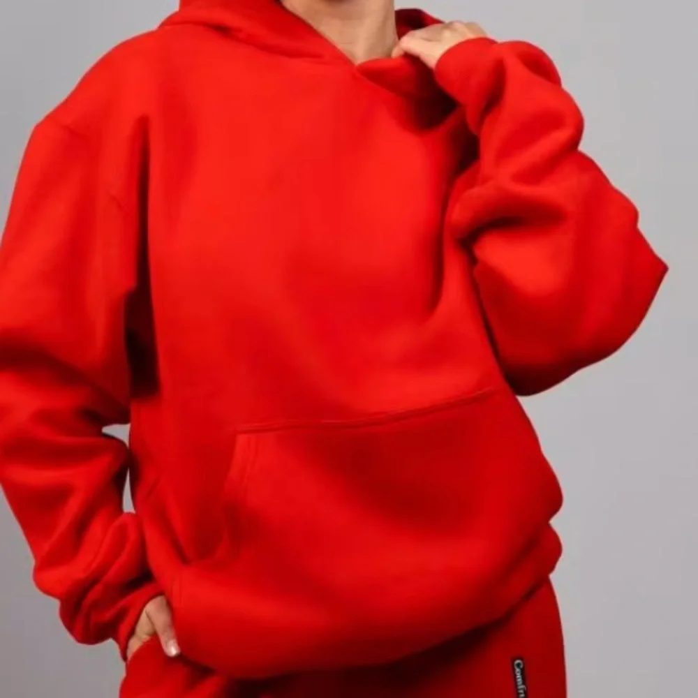 Comfrt Women's Red Hoodie - Love Collection - Picture 3 of 5